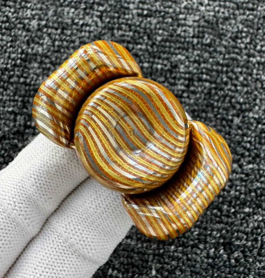 Used EDC TNT mokume hammer Spinner Fingertip Gyroscope Decompression Toys
