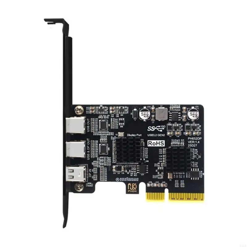 

USB -тип C к карте адаптера Два порта зарядка 10 Гбит / с передачи данных 83CF