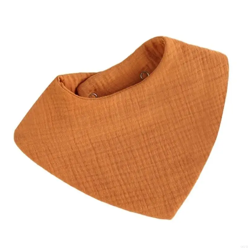 

Gauge Baby Bibs Absorbent & Gentle Newborn Baby Spit Up Cloth 6 Layers Baby Drool Bibs Lightweight Bibs for Boys Girls