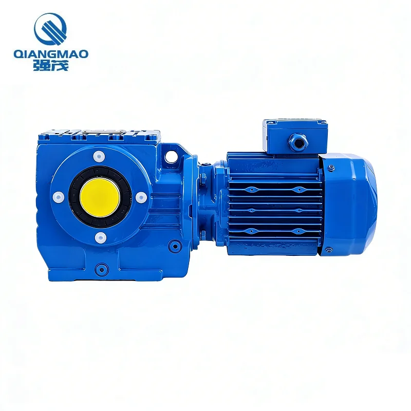 High Precision S Series Helical Worm Gearbox With Right Angle Design For Automated Material Handling Units