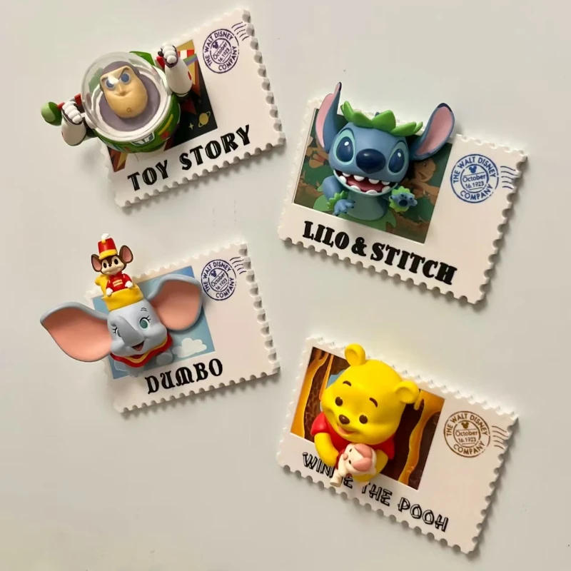 Genuino MINISO Disney Timbro Vintage Cieco Scatola Dumbo Piccolo Artigianato Topolino Regali di Festa Pooh Orso Anime Scatola a Sorpresa Perimetro