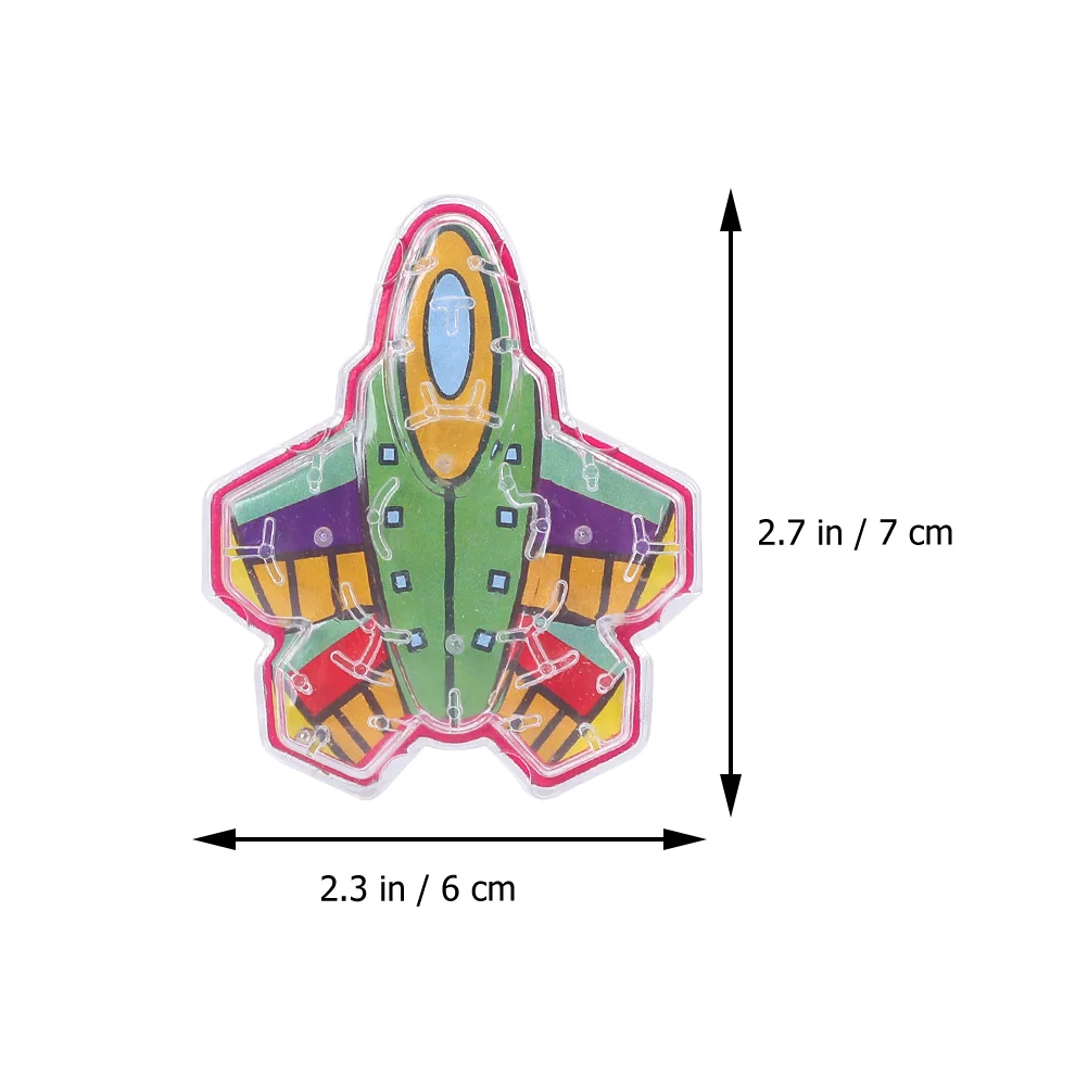 Laberinto de aviones para niños, juegos de fiesta, rompecabezas creativos, juguete de cuentas de conducción, 25 uds.