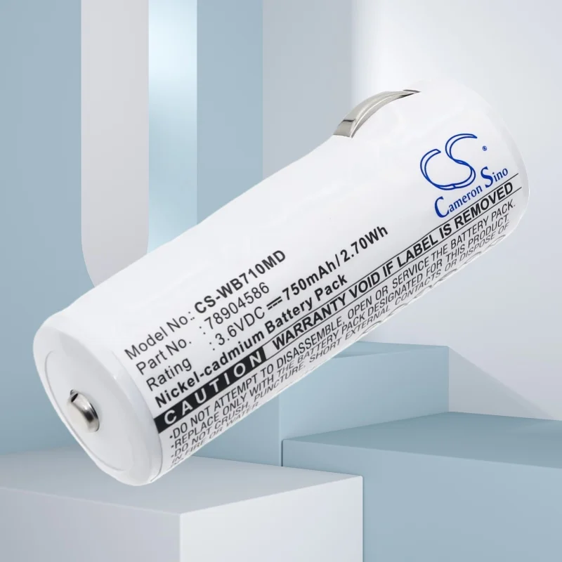 

750mAh Battery for Welch-Allyn 18200,74054,97210,20000,71000,72200,97210,11720,11730,18100,21700,74710