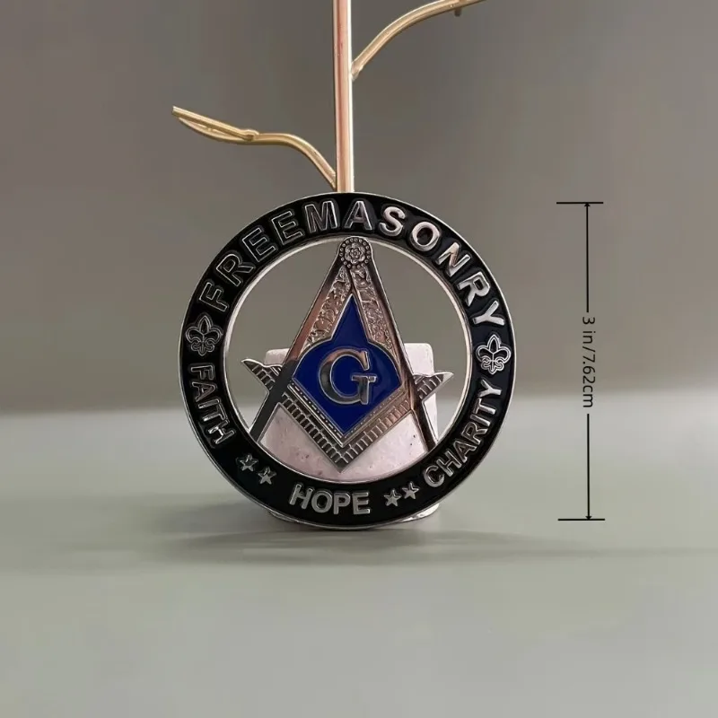 Universal Fit 3D Freemasonry Emblem 3