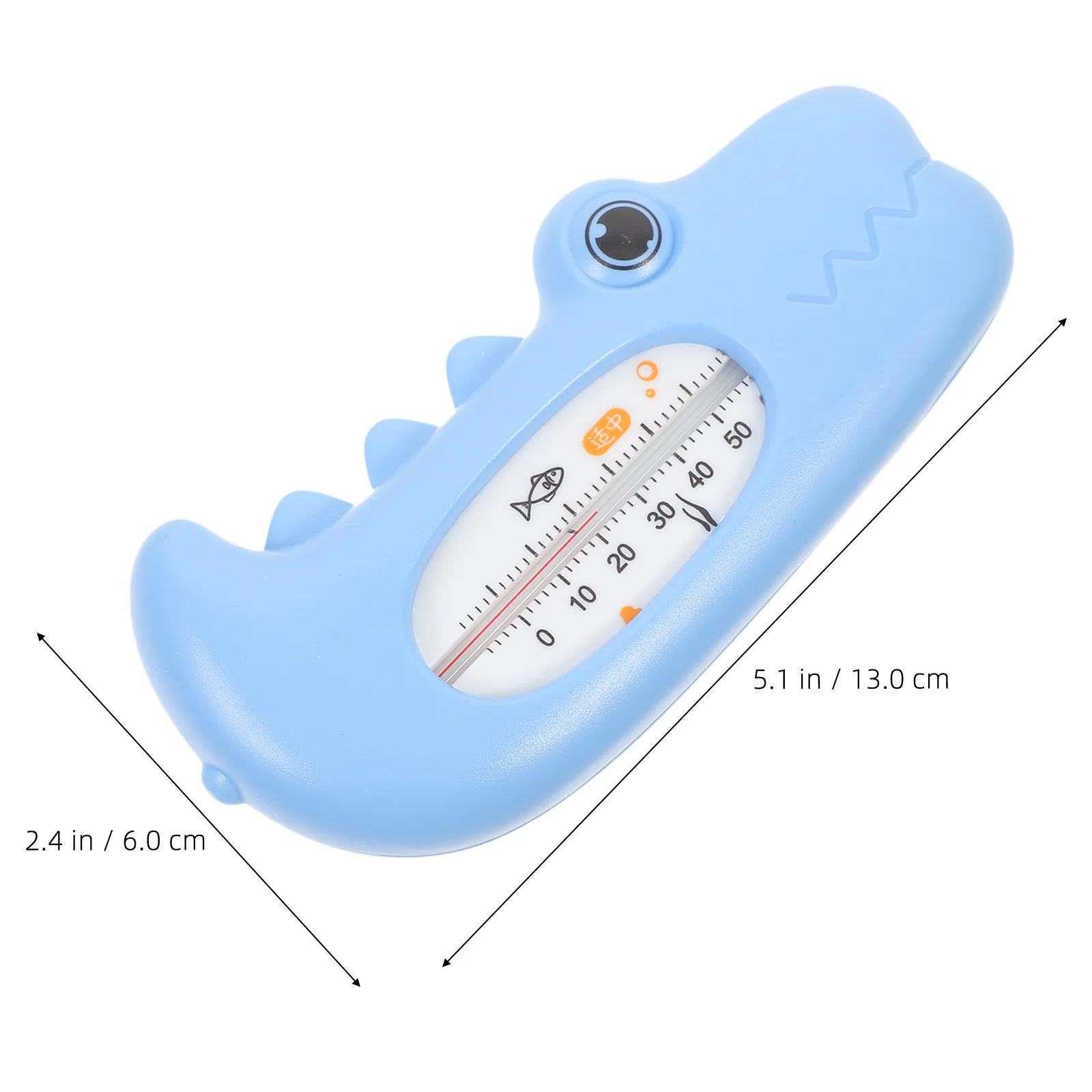 

Baby Thermometer Bath Thermometer Water Temperature Display Cartoon Blue Portable Floating for Kids Safety