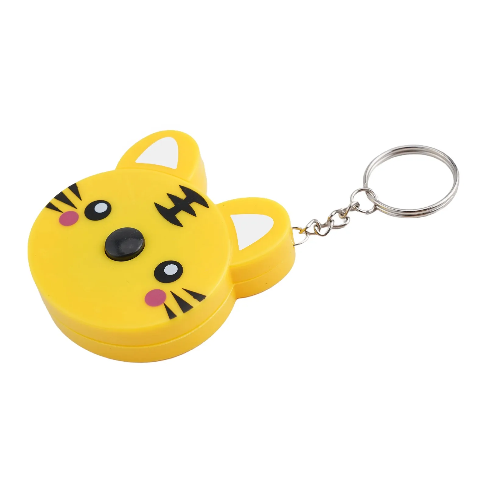 Compact Automatic Cartoon Tape Measure Key Ring Inch Key Ring Portable Cartoon Tape Measure Accurate Measurement