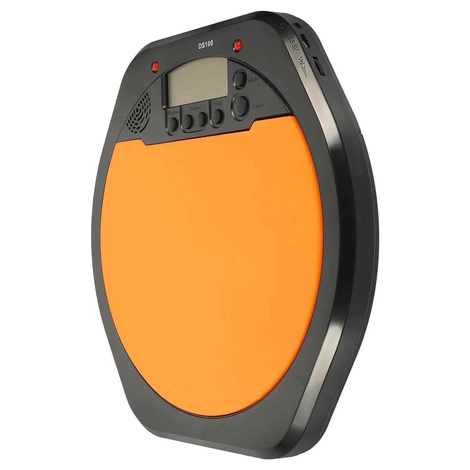 

Цифровой электронный барабанный пэд для тренировок с функцией Tap Tempo, ЖК-дисплеем, ударопрочным и нескользящим дизайном