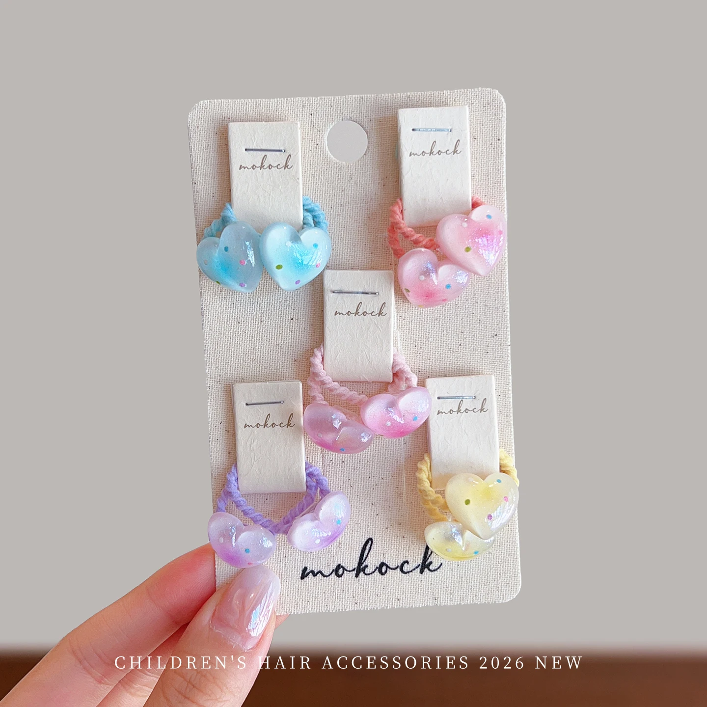 2026 Neu 2/10 Stück/Set Flauschige Frucht-Blumen-Haargummis, Haarschonend, Glitzer-Harz-Dekor, Weich und Elastisch für Babys und Kleinkinder – Detail 10