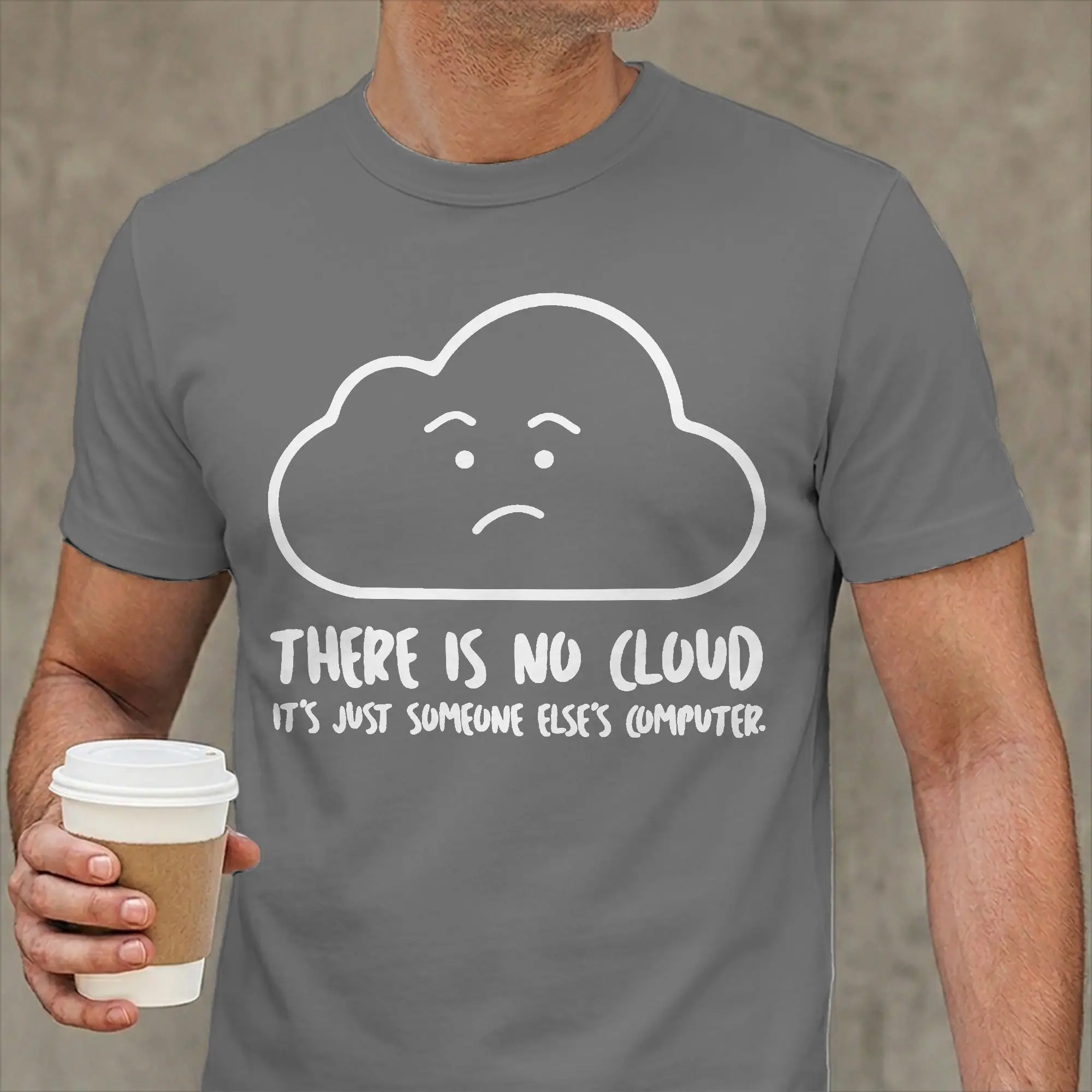 Computer T-Shirt for Men Programmer Programming Casual 100% Cotton Tees Round Neck Short Sleeve T Shirt New Arrival Clothes