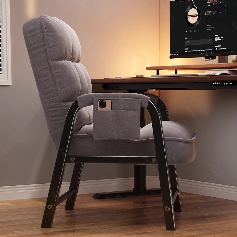 Sofá plegable moderno, silla de mediados de siglo, creatividad elegante, cómodas sillas reclinables, diseño de moda, muebles reclinables