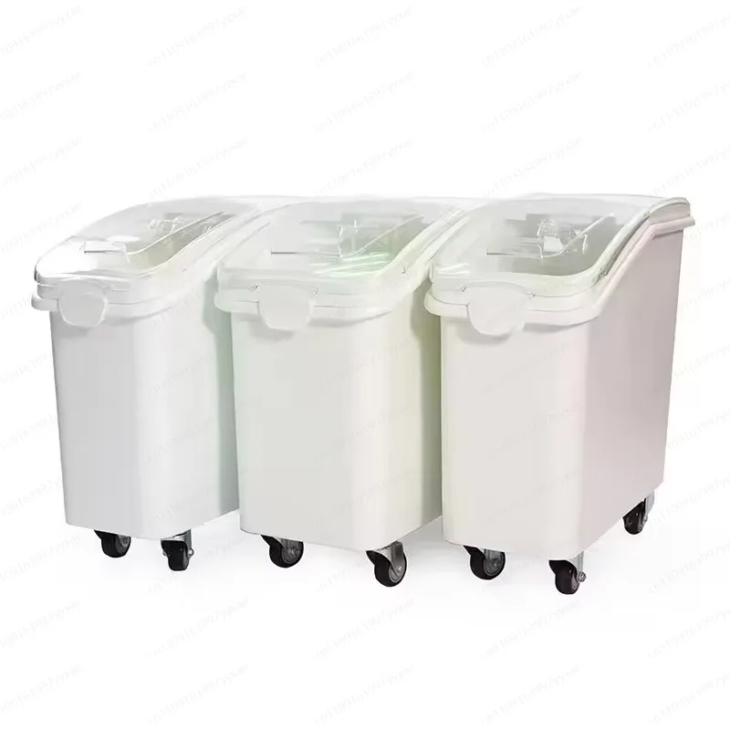 81L Mobile Ingredients Box, Food Storage Container, Plastic Large Ingredients Box
