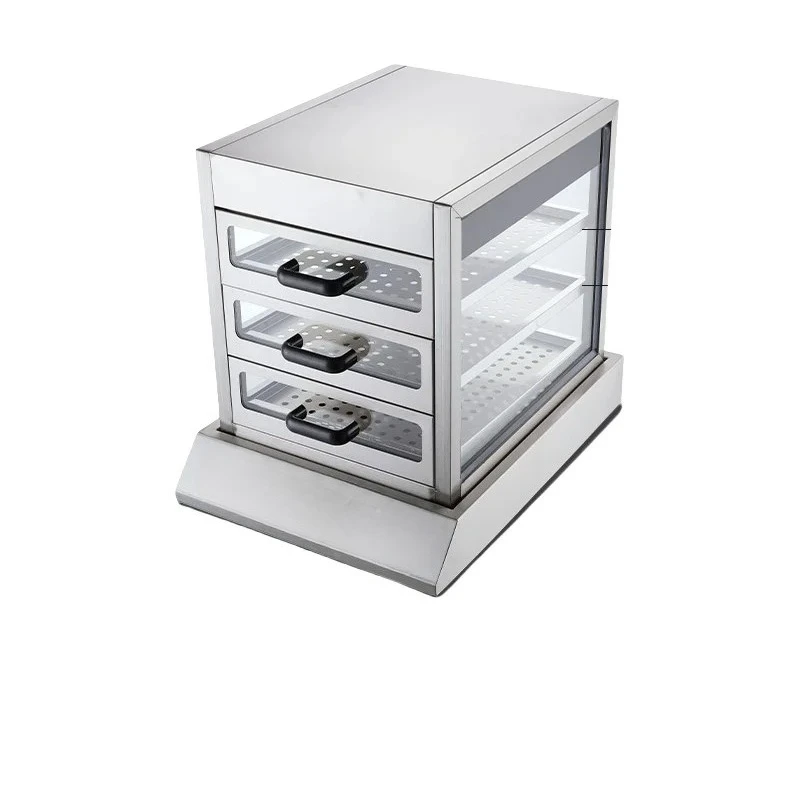 

Commercial Stainless Steel Table/Floor Steamer Machine Rapid Heating Electric Chinese Bun Steamer Accurate Safety Household