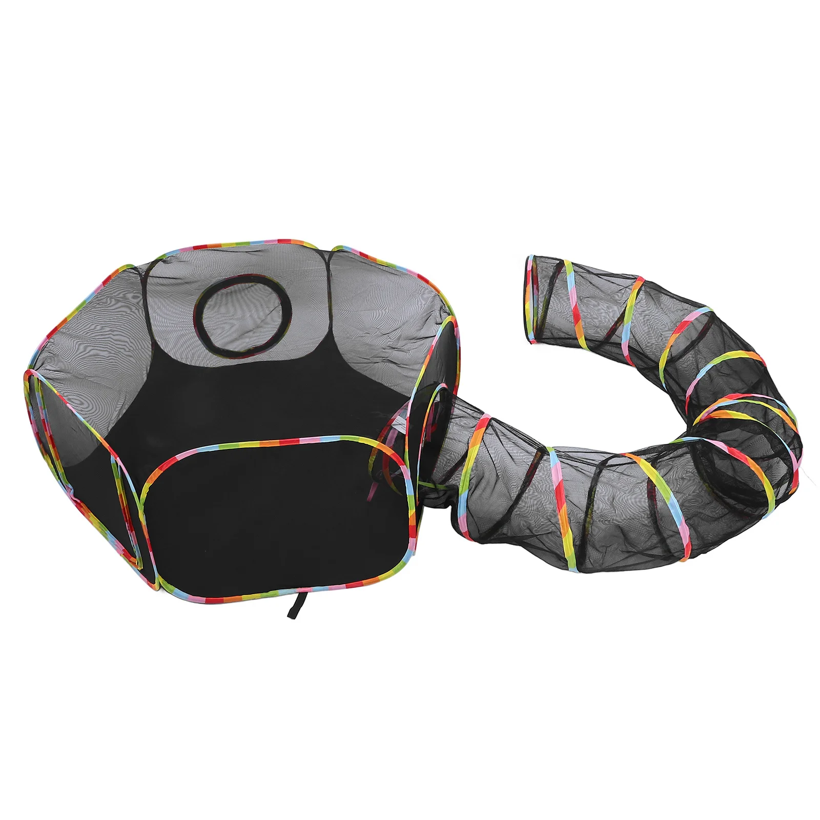 

Outdoor Cat Tent Foldable Breathable Tunnel Portable Cat Playpen Secure Outdoor Enclosure Play Playpen