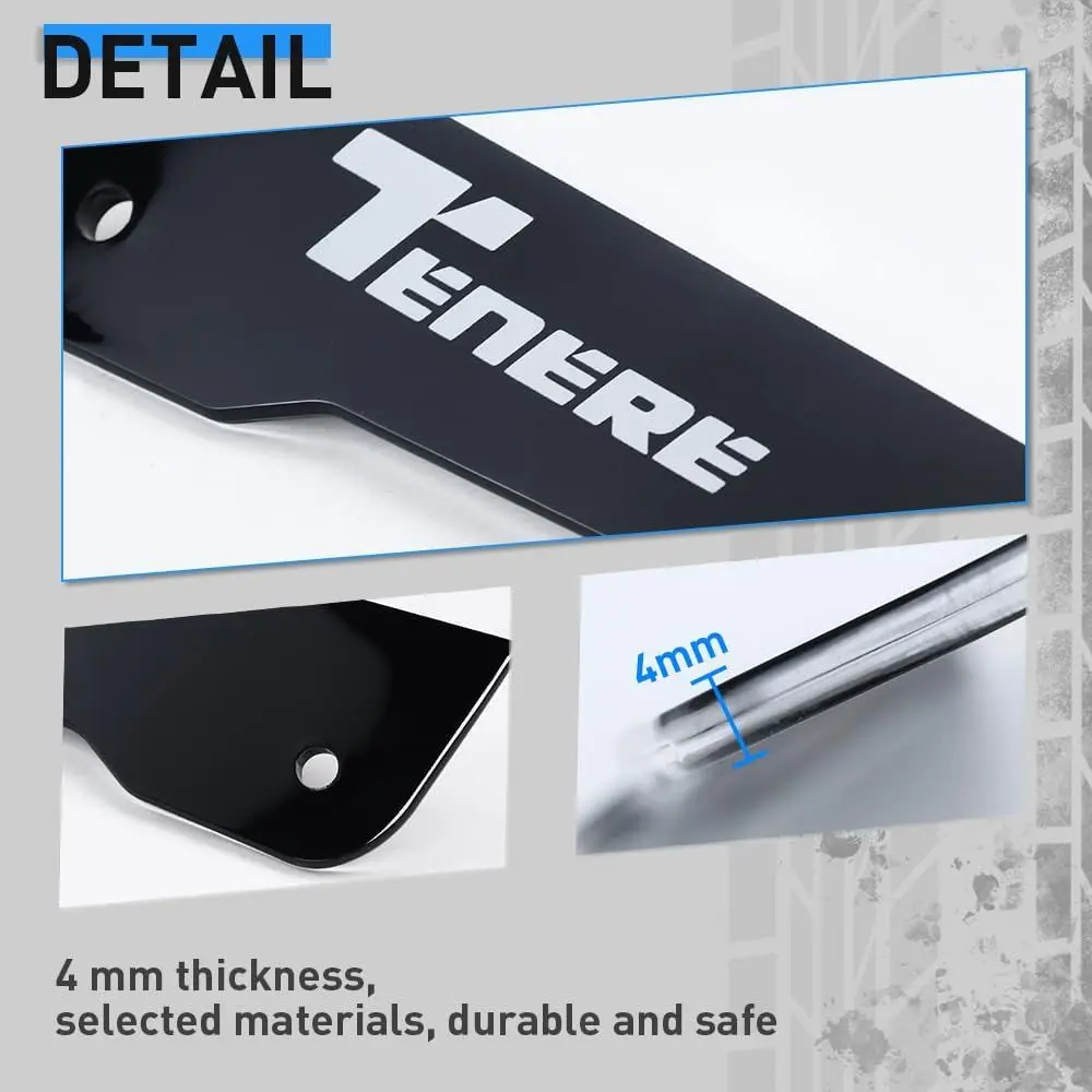 Protecteur de phare en Polycarbonate Tenere 700 Rally, accessoires de protection de phare pour Yamaha Tenere 700 (Transparent)