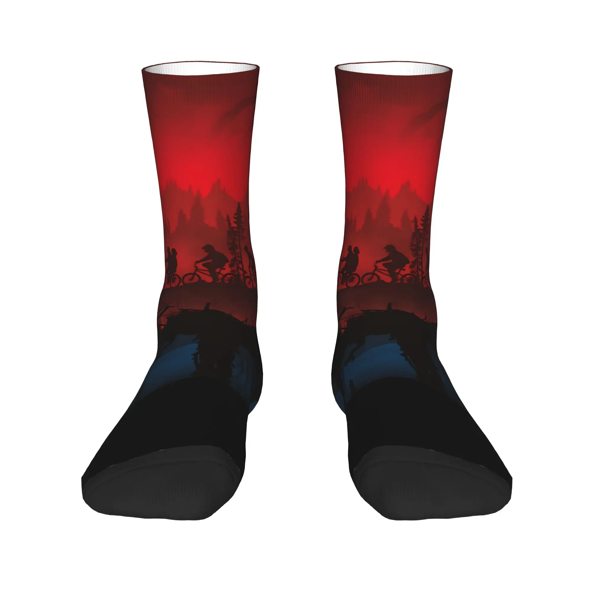 Stranger Alphabet Lights Socks  Anti Skid Stockings Men Comfortable Skateboard Socks Spring Leisure Pattern Socks