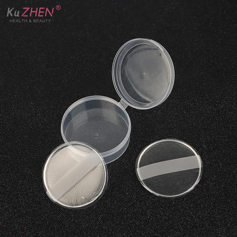 1 st Zachte Siliconen Gel Poederdons Voor Cosmetische Gezicht Foundation BB Cream Geen Poedervormige Eten Poeder Cosmetische Bladerdeeg Makeup Tools