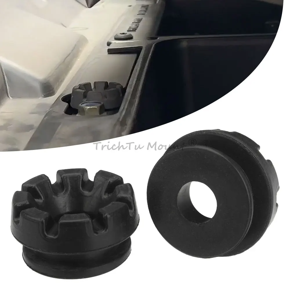 2PCS Black Rubber Grommet Latch for Polaris ATV/UTV 325-1000 XP Car Accessories