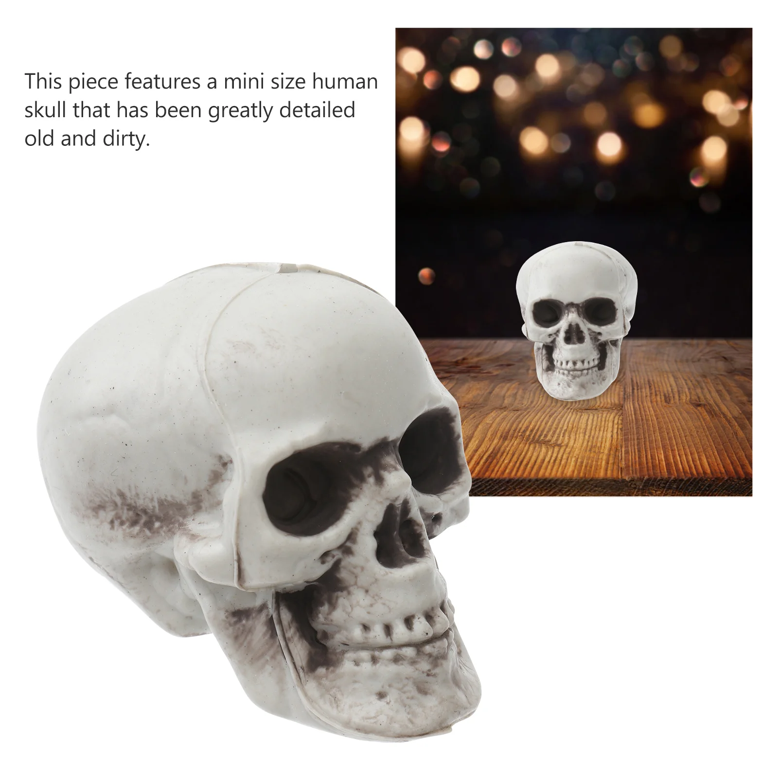 6 Pcs Skull Decor Halloween Party Decorations Ornament Props Ornaments