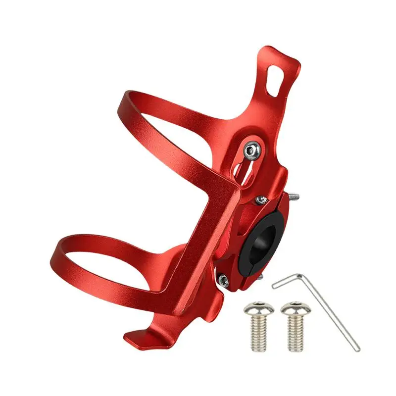 

Cup Holder For 2-in-1 Aluminum Alloy Cup Holder For S With 2 Screws Rustproof Easy Installation Side Load Handlebar Drink Rack