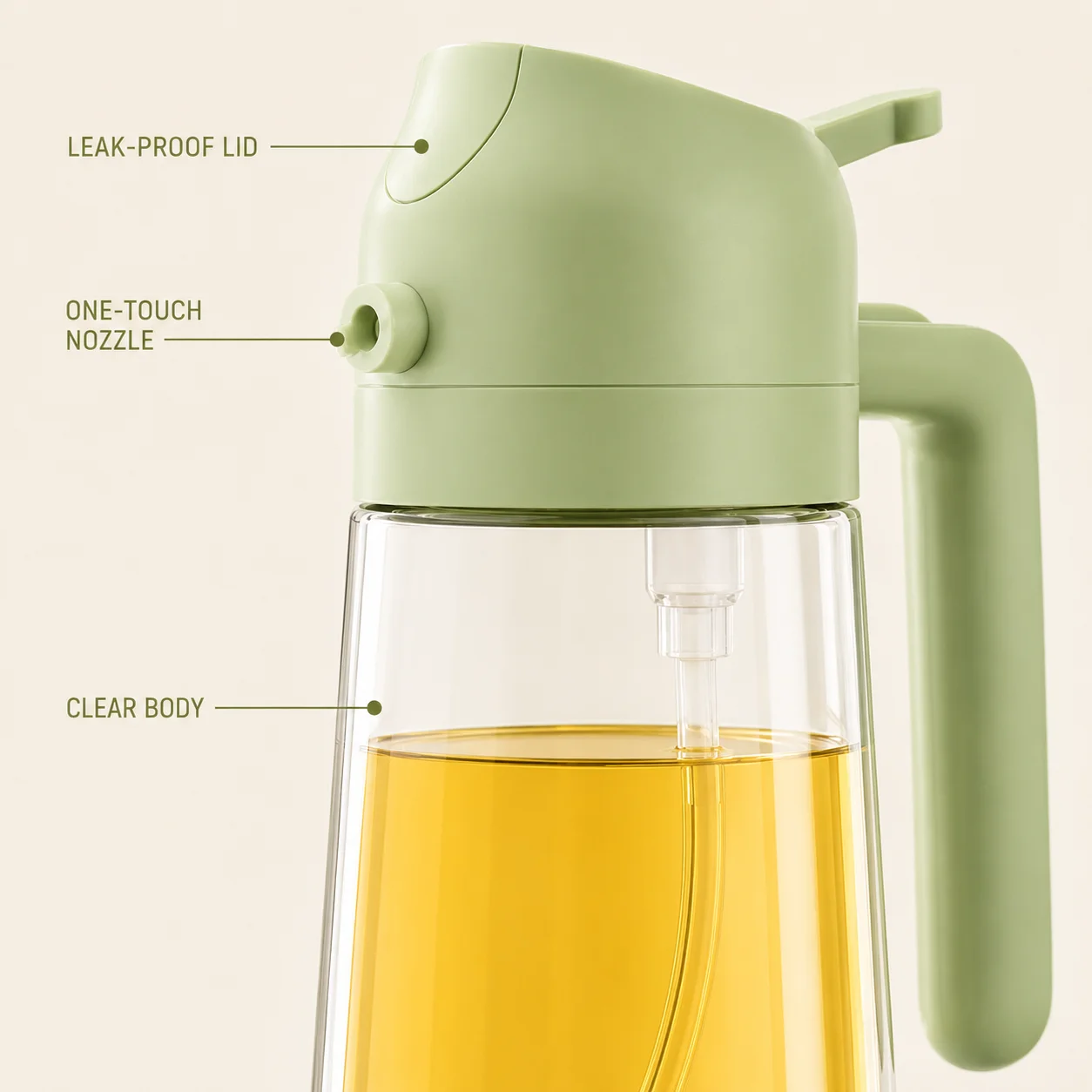 2 in 1 Olive Oil Sprayer Dispe - Camping Cooking Oil recension och pris