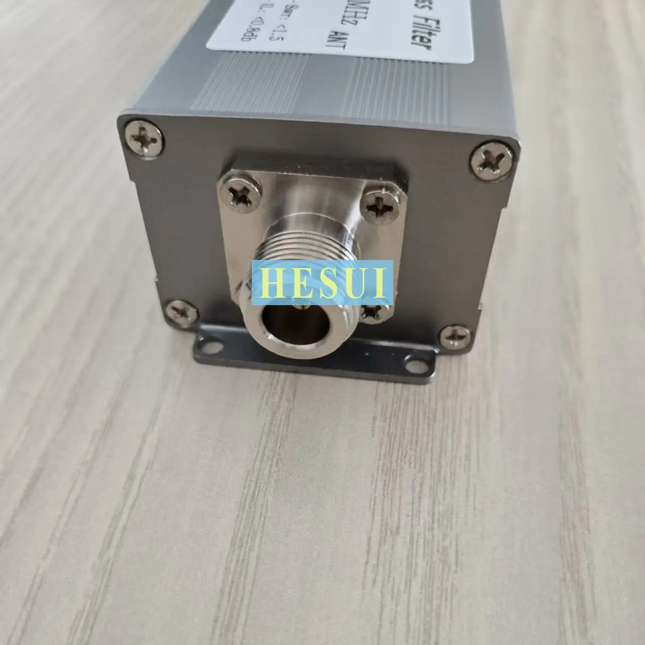 100W 139MHz-149MHz Filter Bandpass Filter BPF module board L16-F Port CNC Al shielding shell