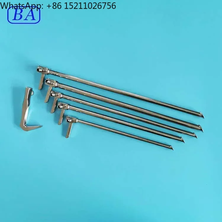 ENT esophagoscope tube with fiber/esophagoscopy set/esophageal forceps