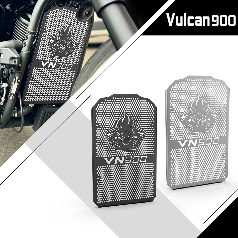 

Motorcycle Accessories Radiator Cover Bezel Grille Guard Protector For Kawasaki Vulcan 900 VN900 Custom 900 Classic LT 2006-2024