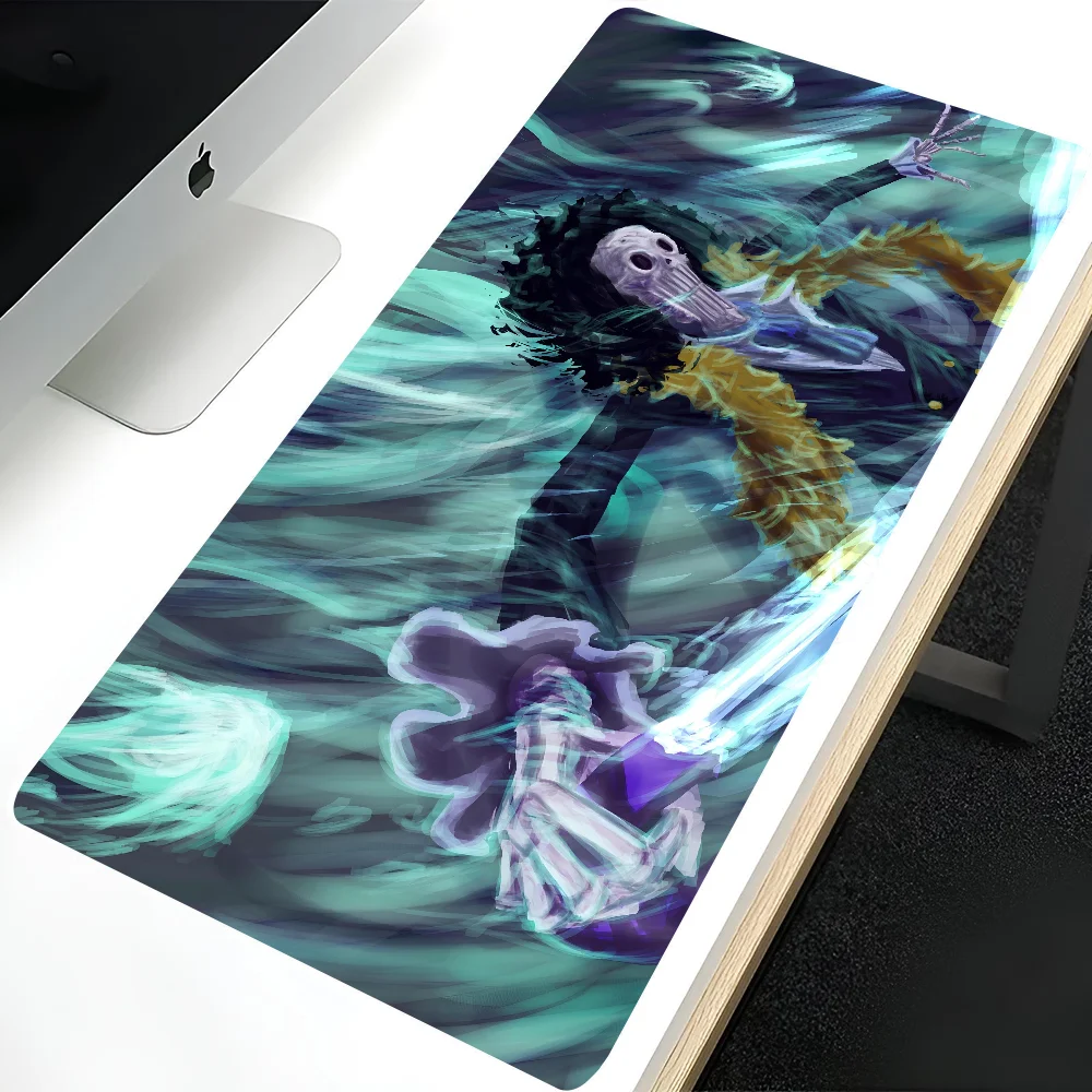 Hot Blood Anime O-One Piece BROOK Non-slip Mouse Pad Suitable For Office Computers Laptops E-sports Game Desk Mats XXL Keyboard