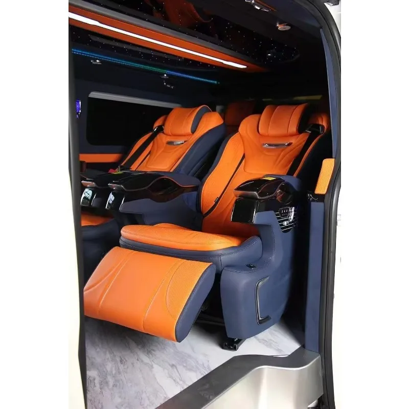 2025 New Design Luxury Custom Full Auto Modification Kits VIP Custom Car Interior Kits for Hiace Commuter