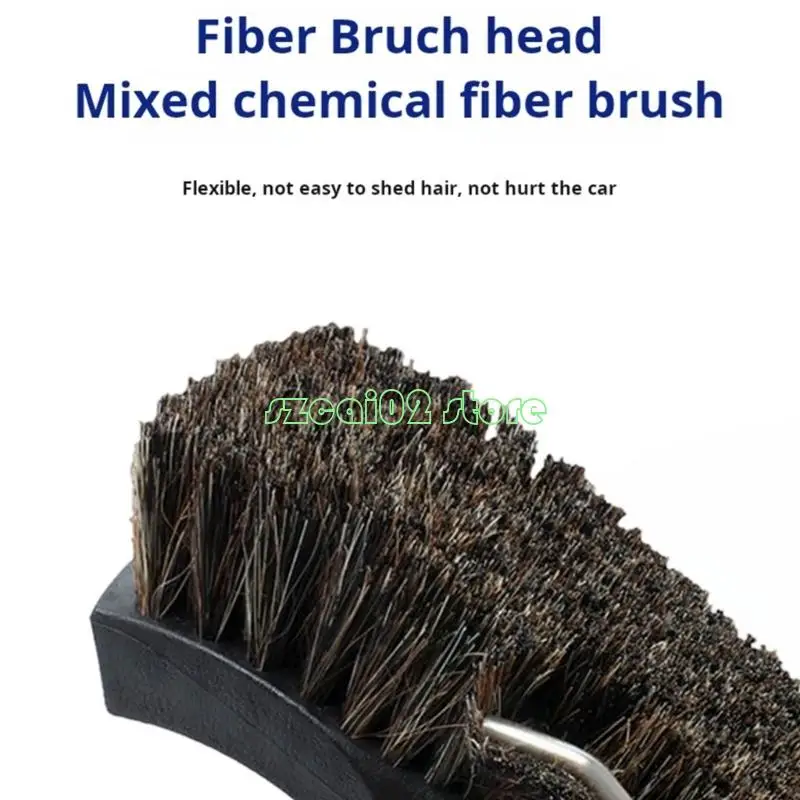 400B Detailing Brush For Seats And Hard To Reach Areas Car Interior Cleaning Brush