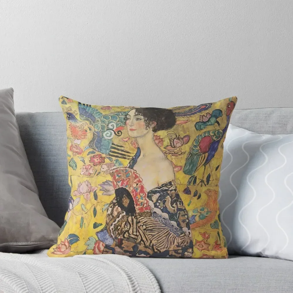 

gustav klimt paintings, gustav klimt artwork, gustav klimt art style Throw Pillow Decorative Cushion Christmas Pillowcase pillow