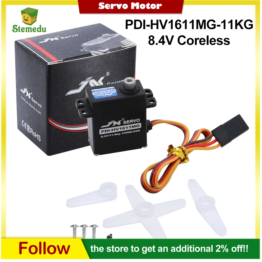 1/2/4PCS Micro Digital RC Servo 11KG Leggero Coreless Metal Gear Servo 4.8-8.4V per 1/8 1/10 1/12 1/18 RC Elicottero e Drone