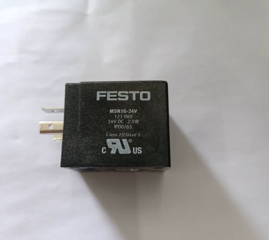 1pcs 100% Original FESTO MSN1G-24V 123060 24VDC,MSN1W-110 123061 110VAC,solenoid valve coil