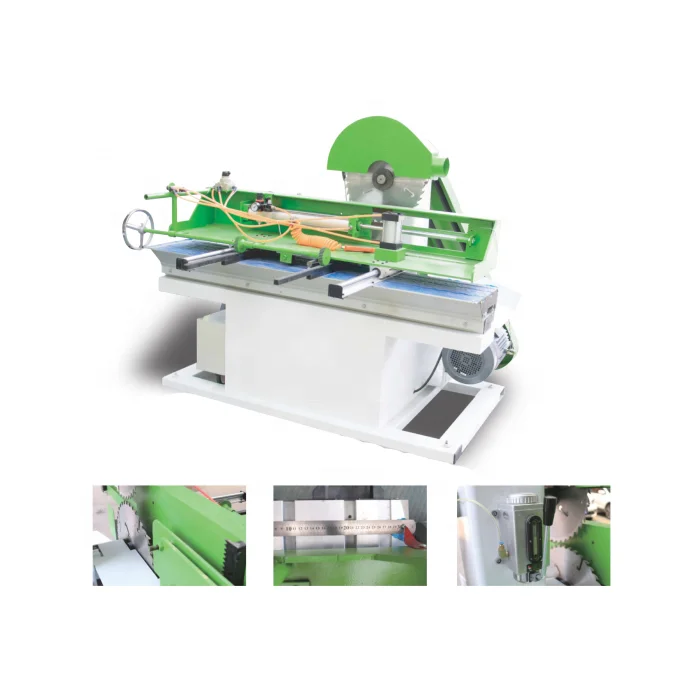 Woodworking round log wood sliding table saw cutting machine circular sawmill high-efficiency desktop timber cutter sawing saw