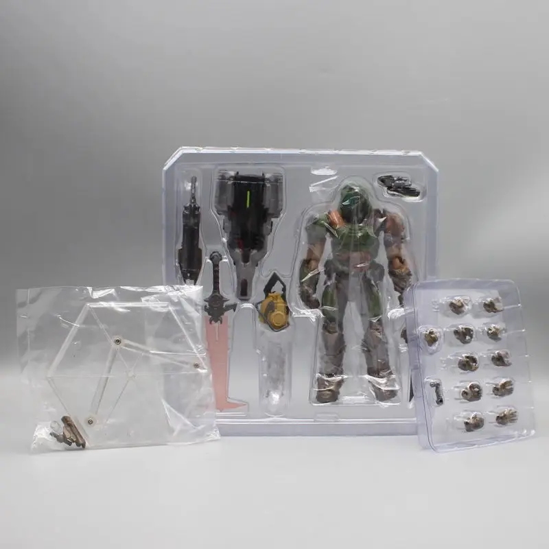 Figma Sp-140 17cm Doom Slayer Eternal Action Figure Anime Destroy Warrior Movable Model Statue Toy Gift for Collectors view 5