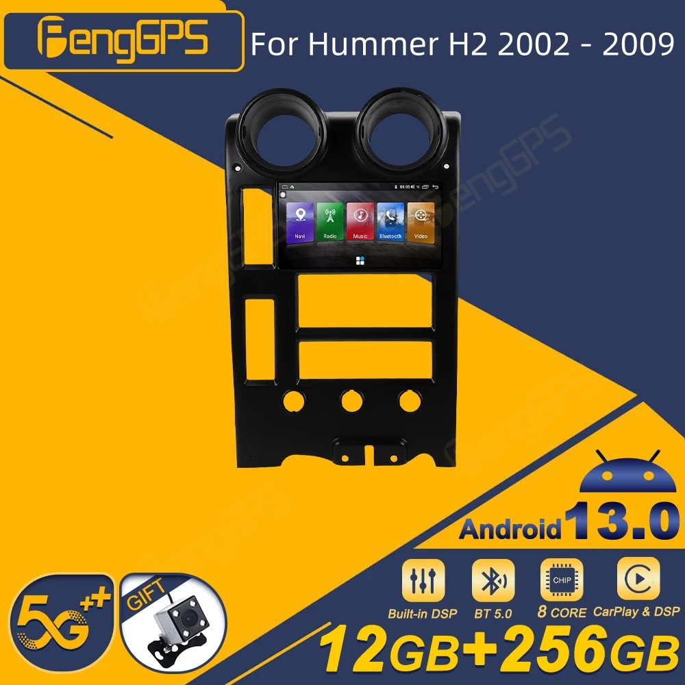 

Автомагнитола для Hummer H2 2002-2009, Android, 2Din, стереоприемник, Авторадио, мультимедийный плеер, GPS-навигация, экран головного устройства