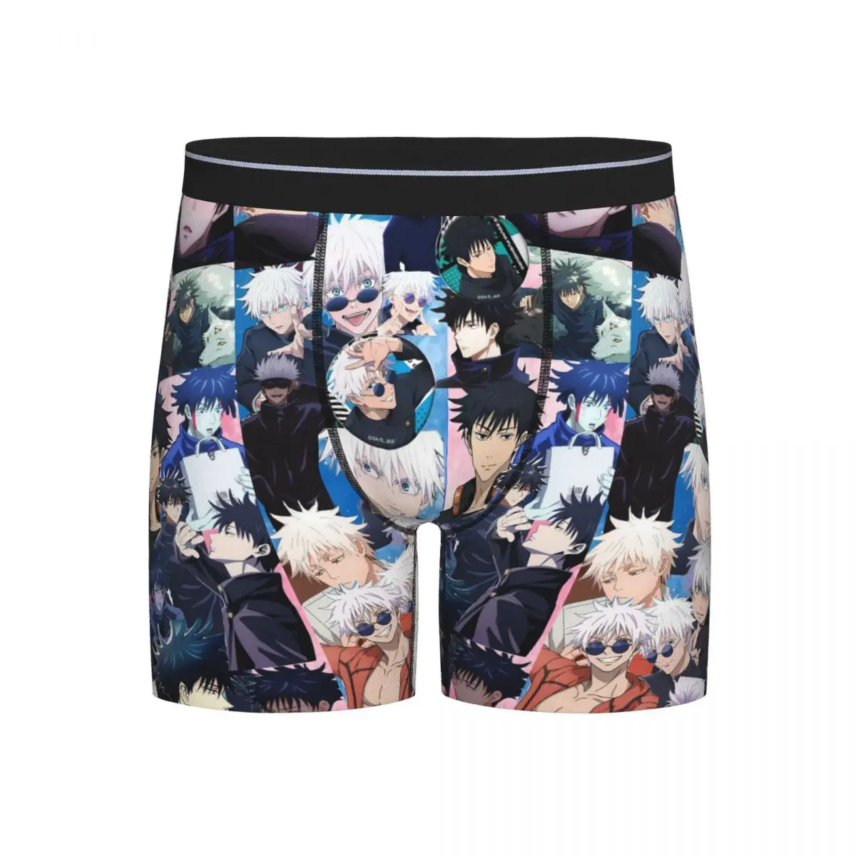 

Long Boxer Underpants Shorts Megumi Besto Friendo Jujutsu Kaisen Sukuna Anime Panties Men Breathable Underwear for Homme Man