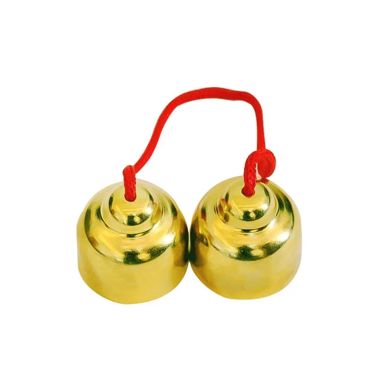 

Copper Jingle Bells Orff Musical Instruments For Party Bronze Hand Bell High Quality Percussion Instrument Kid Educational Toys