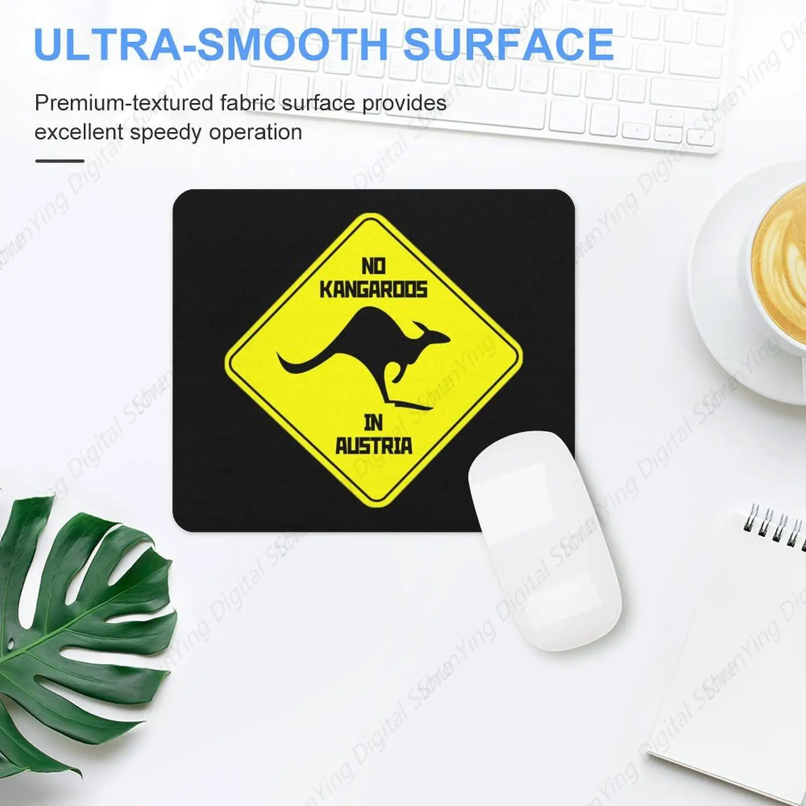 Austria No Kangaroo Mouse Pad Fashion Anti slip Waterproof Gaming Mouse Pad Home Office 18 * 22cm