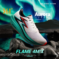 361 Degrees Flame 4.0 MIX Men‘s Running Shoes Racing Marathon Carbon Plate Stable Wear-resistant Jogging Male Sneakers 672512204