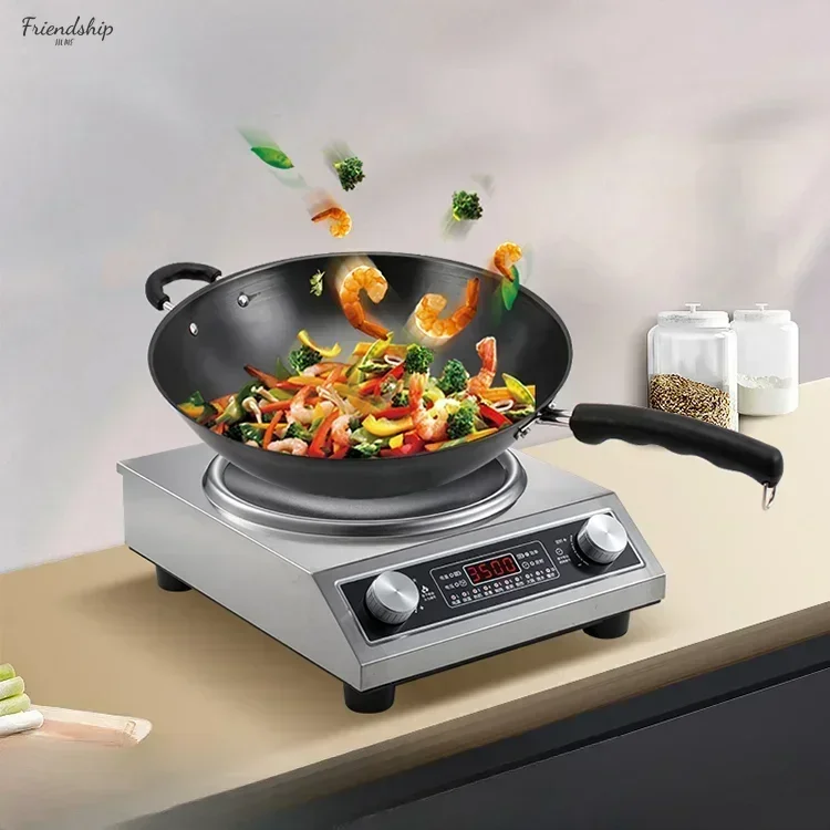 

Новая домашняя/коммерческая индукционная варочная панель. 3500 Вт/5000 Вт. Высокая мощность. Многофункциональный.