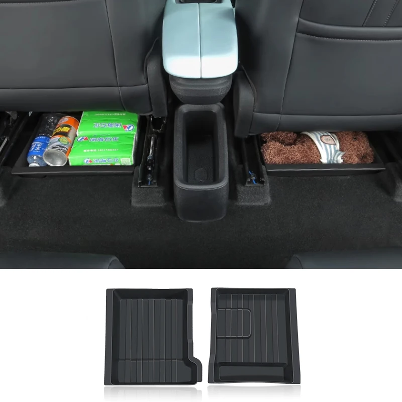 

For BYD Seagull 2023-2024 Car Under Seat Storage Box Fit Under Seat Storage Box Bottom Storage Box Magic Box Car Interior