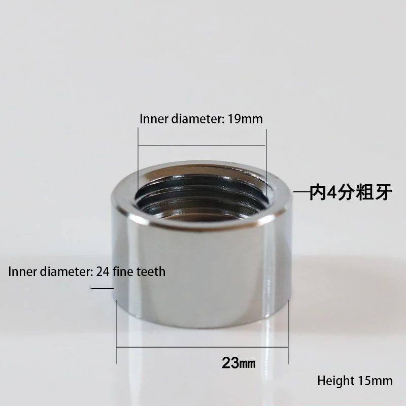 Faucet Adapter 22 Turn 20 22 24 26 28mm Internal and External Fine/Coarse Tooth Faucet Conversion Thread Accessories