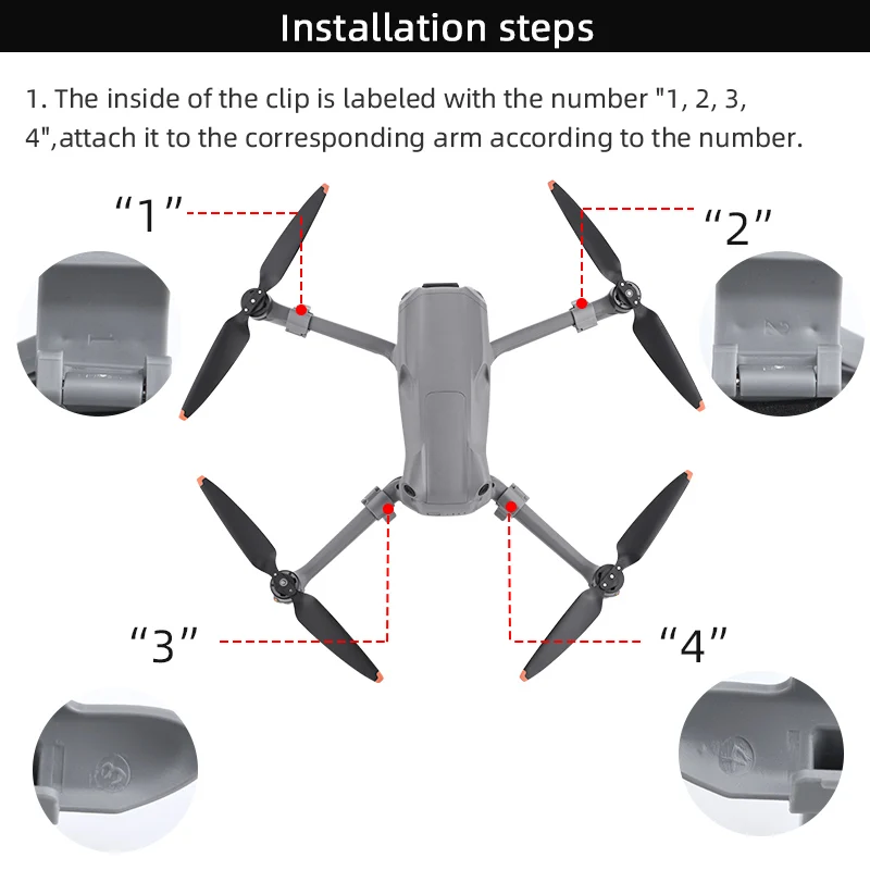 BRDRC Lightweight Landing Gear for DJI Air 3/Air 3S Increase Expansion Bracket Extended Leg ABS Drone Accessories