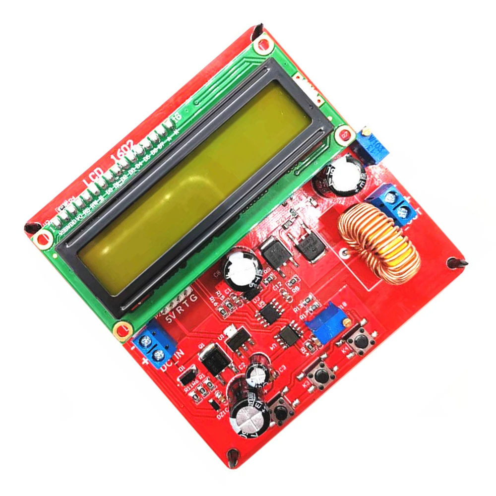 

STC12C5A08S2 1602 LCD Display 51 MCU Digital Controlled Step-down Power Supply Development Board Constant Voltage PID Regulation