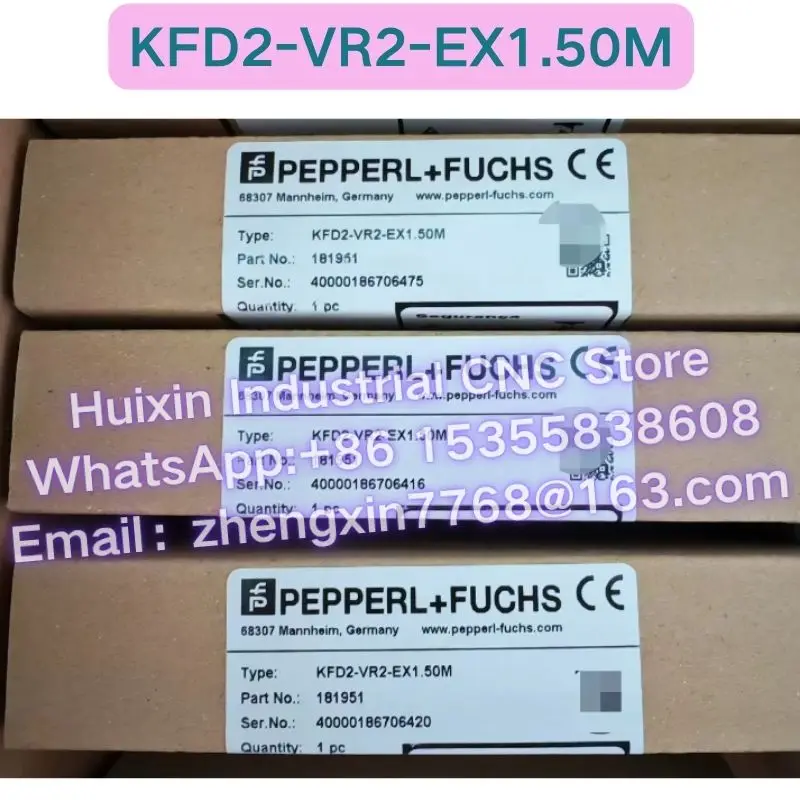Brand New Original KFD2-VR2-EX1.50M KFD2 VR2 EX1.50M Safety Barrier Fast delivery