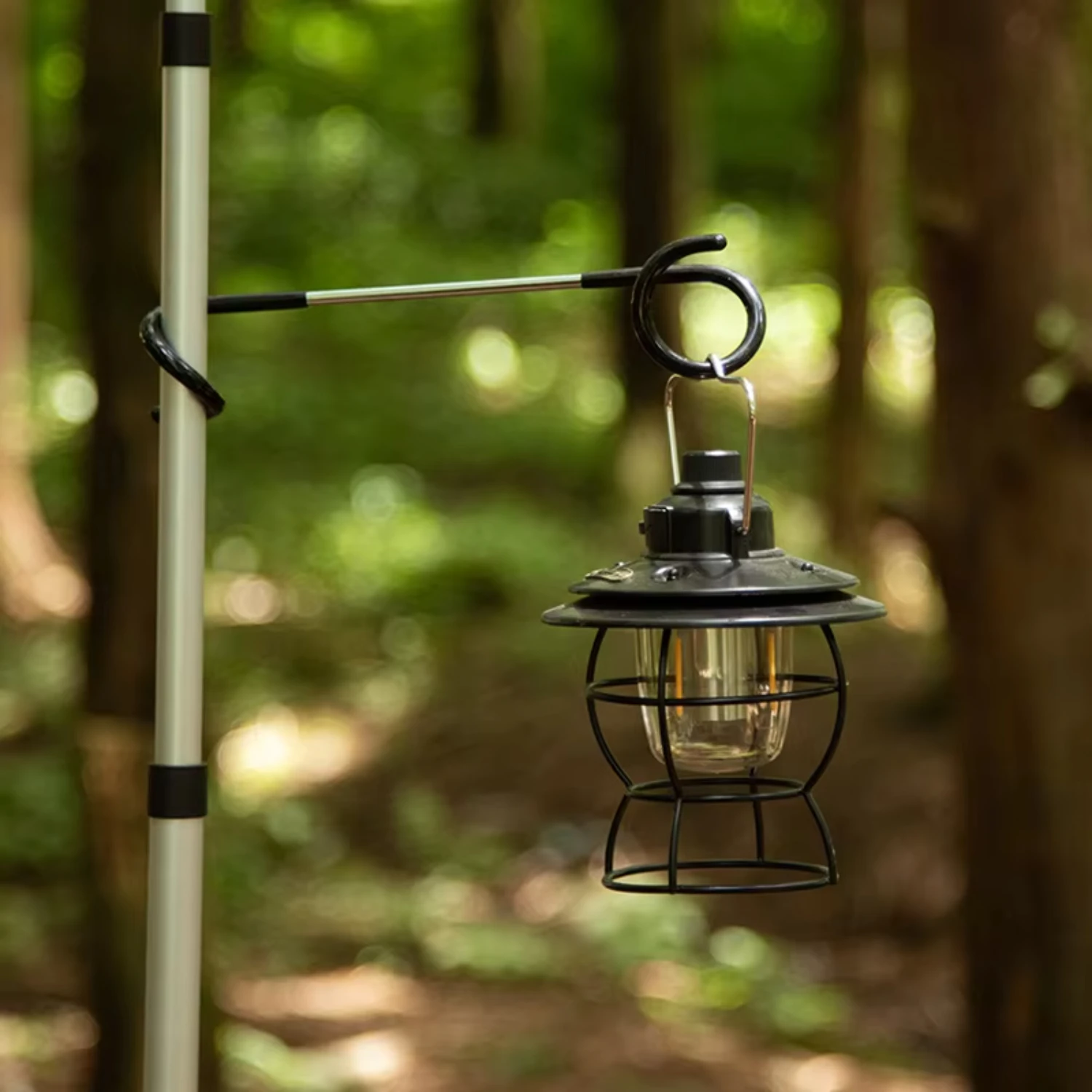 

Camping Light Pole Hook Non-Slip Stainless Steel Tent Lamp Stand Holder Outdoor Hunting Fishing Lantern Hanger Camping Tools Mre