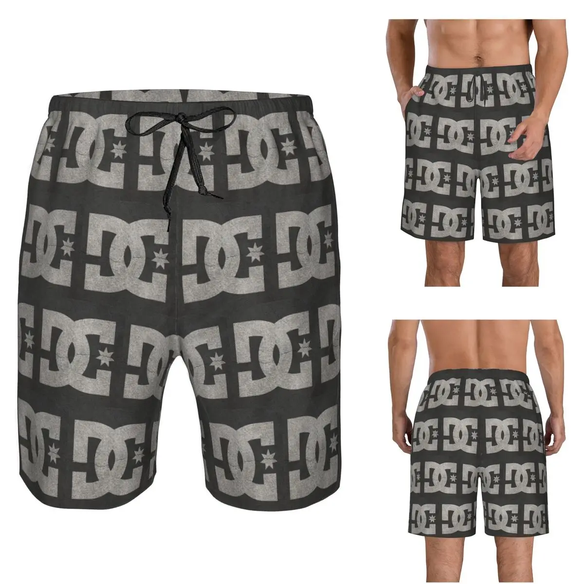 DC Shoe Co Trunks Beach Board Shorts Casual Quick Dry Swim Summer Men Pants