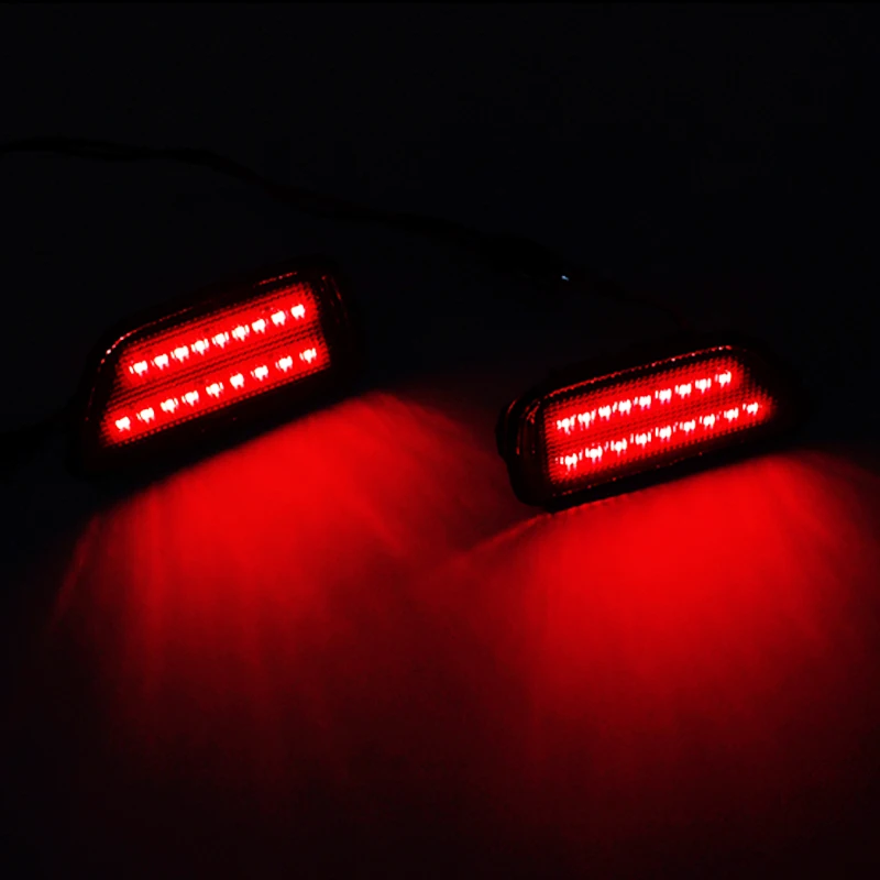 iJDM For Honda CR-V Rear Right Side Marker Light Red 12V Parking/Driving Lights, Replace OEM Car Sidemarker Lamps (1997-2001 )