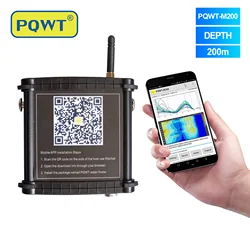 PQWT M200 Underground Water Detector Finder Detect Groundwater on Mobile Phone Borehole Survey Device